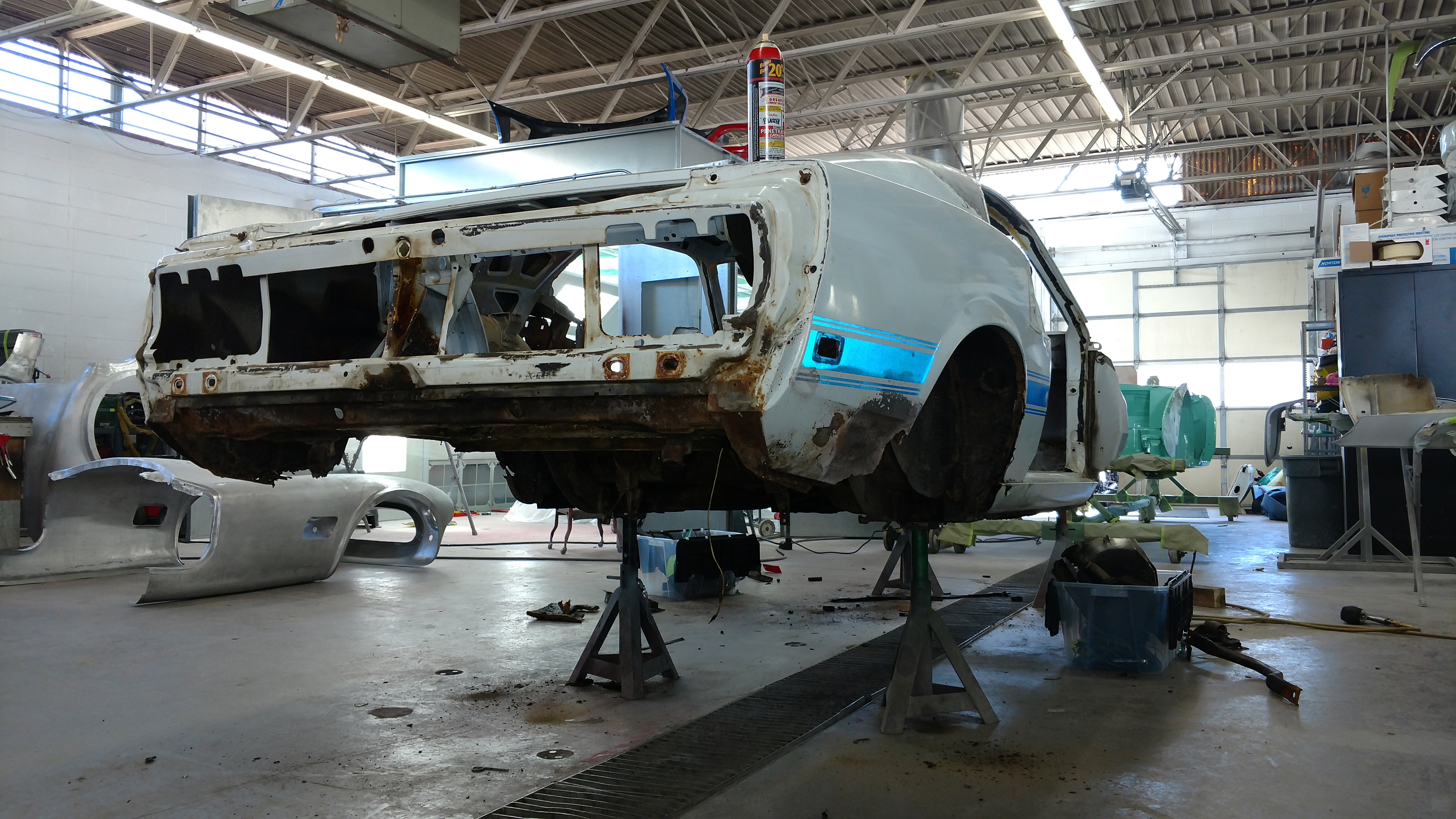 70 Mustang before picture